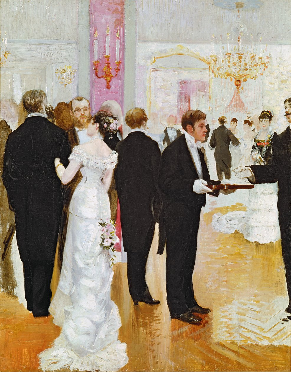 Az esküvői fogadás, 1900 körül alkotó: Jean Beraud