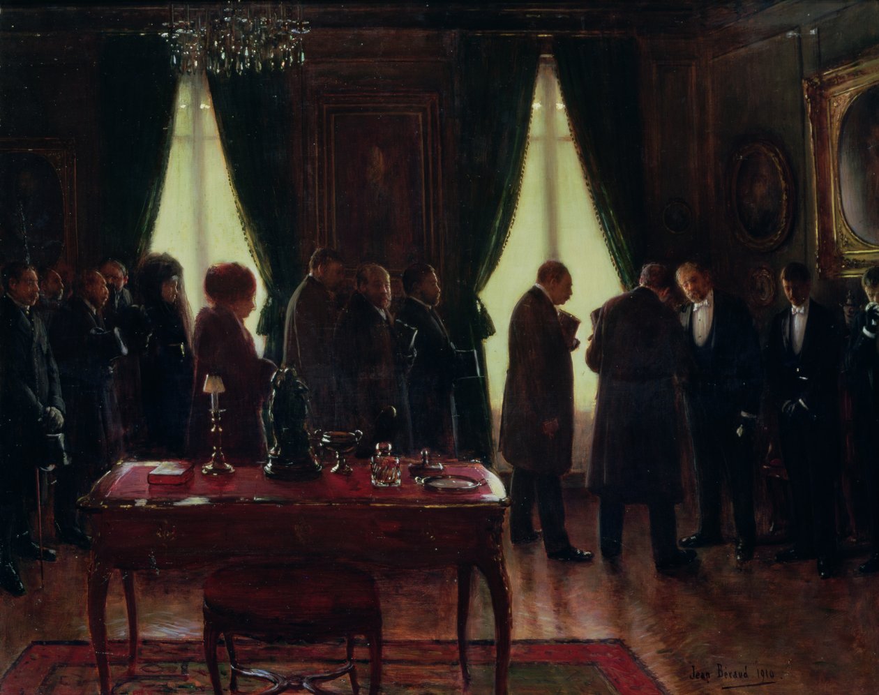 Az özvegy, 1910 alkotó: Jean Beraud