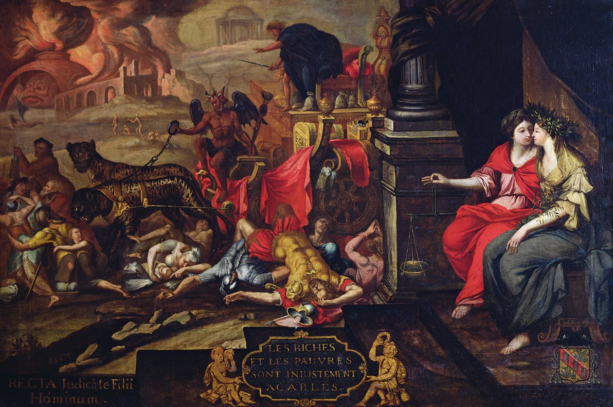 A lázadás allegóriája, az 1675-ös, 1676-os „Papier Timbre” néven ismert alkotó: Jean Chalette