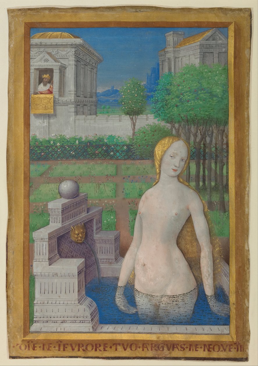 Bathsheba Fürdés alkotó: Jean Bourdichon