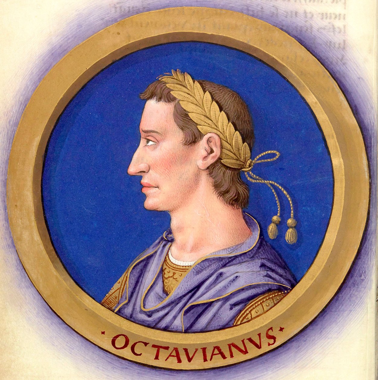 A tizenkét Caesar leírása figuráikkal Augusztus 2 alkotó: Jean Bourdichon