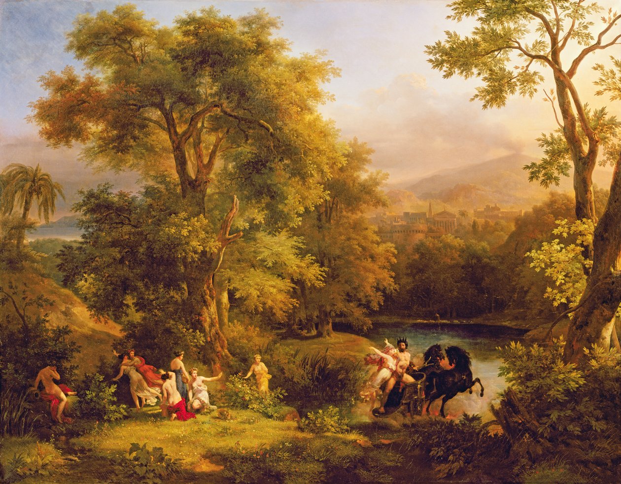 Proserpina megerőszakolása alkotó: Jean Charles Joseph Rémond