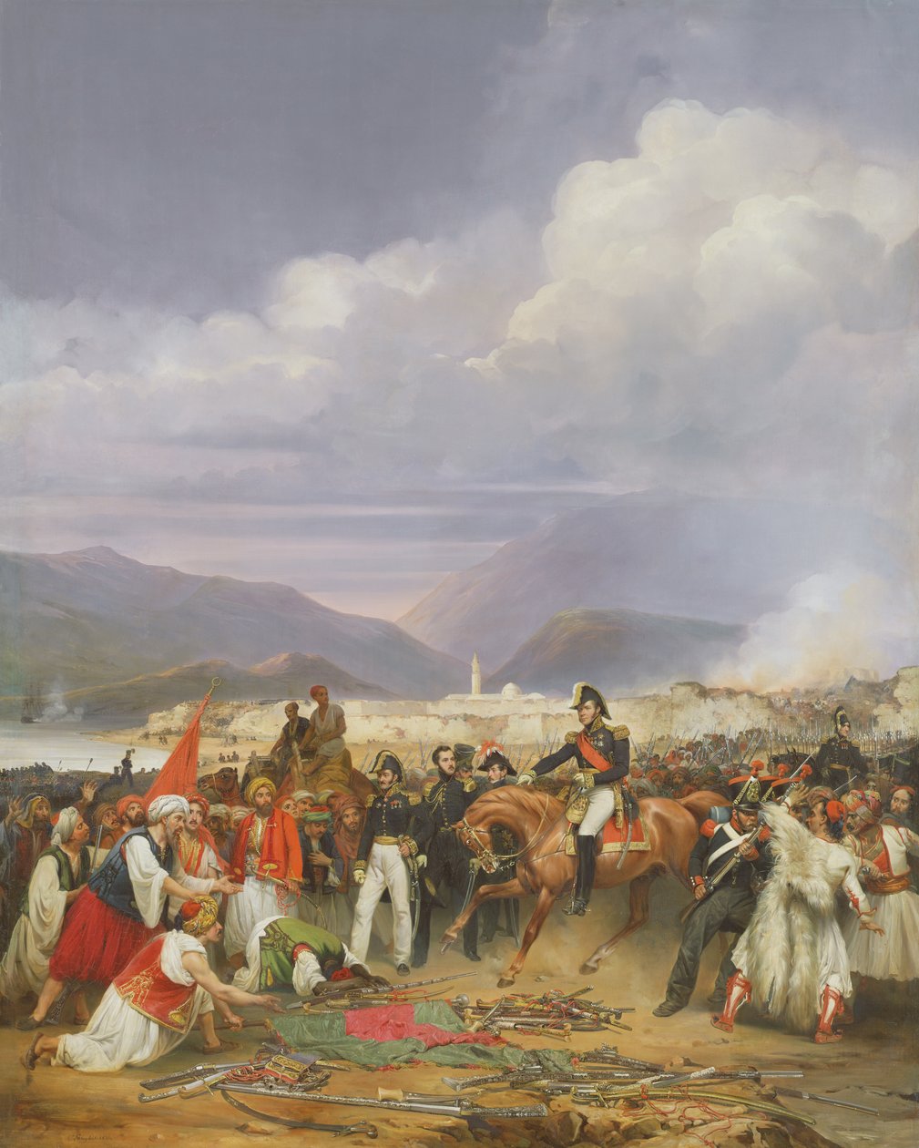 Morea várának elfoglalása, 1828. október 30., 1836 alkotó: Jean Charles Langlois