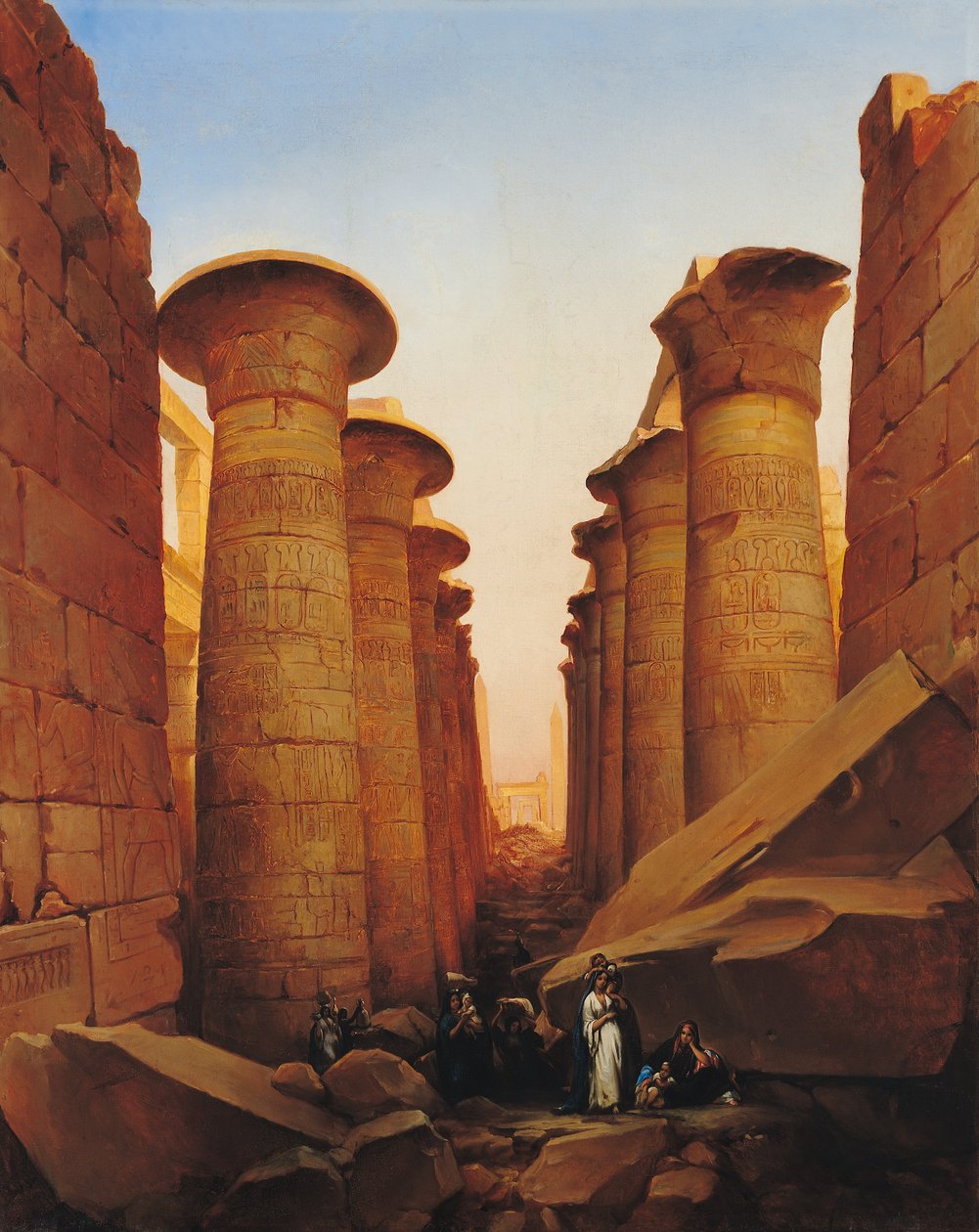 Amun nagy temploma Karnakban alkotó: Jean Charles Langlois