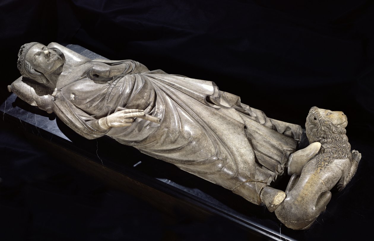 III. merész Fülöp (1245-85) sírja (márvány) alkotó: Jean D