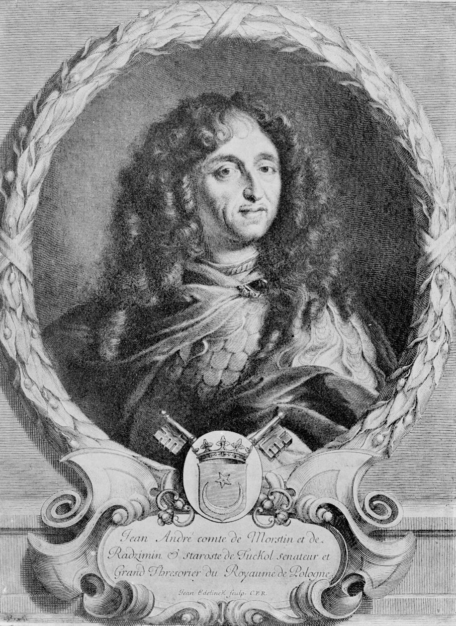 Jan Andrzej Morsztyn (1620-93) portréja alkotó: Jean Edelinck