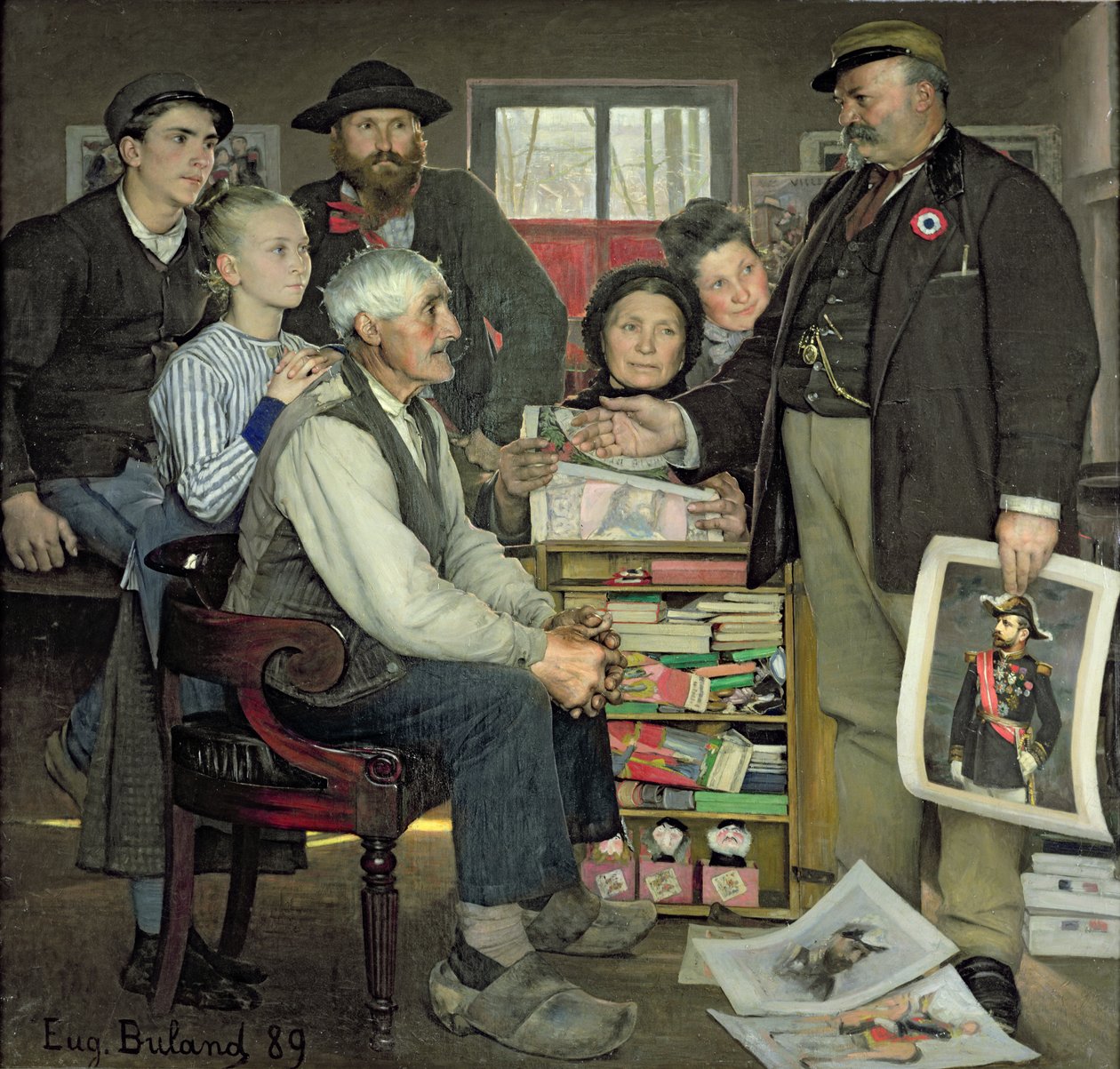 Propaganda, 1889 alkotó: Jean Eugene Buland