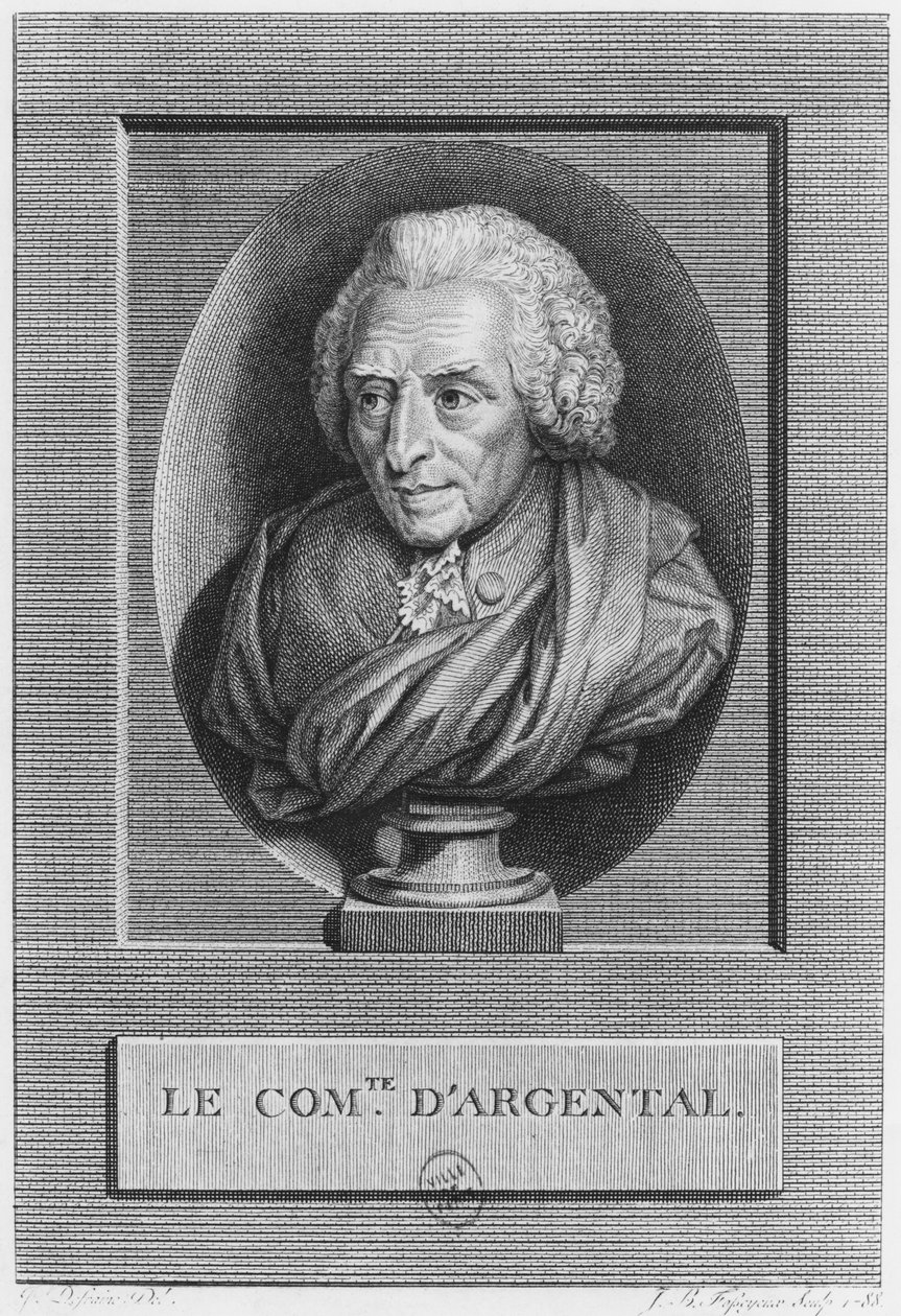 Charles Augustin de Ferriol, Argental grófja, vésette Jean Baptiste Fosseyeux (1752-1824) 1788 alkotó: Jean Florent Defraine
