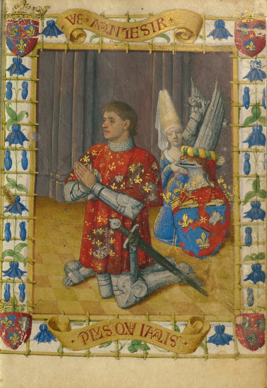Simon de Varie Térdel az imában alkotó: Jean Fouquet
