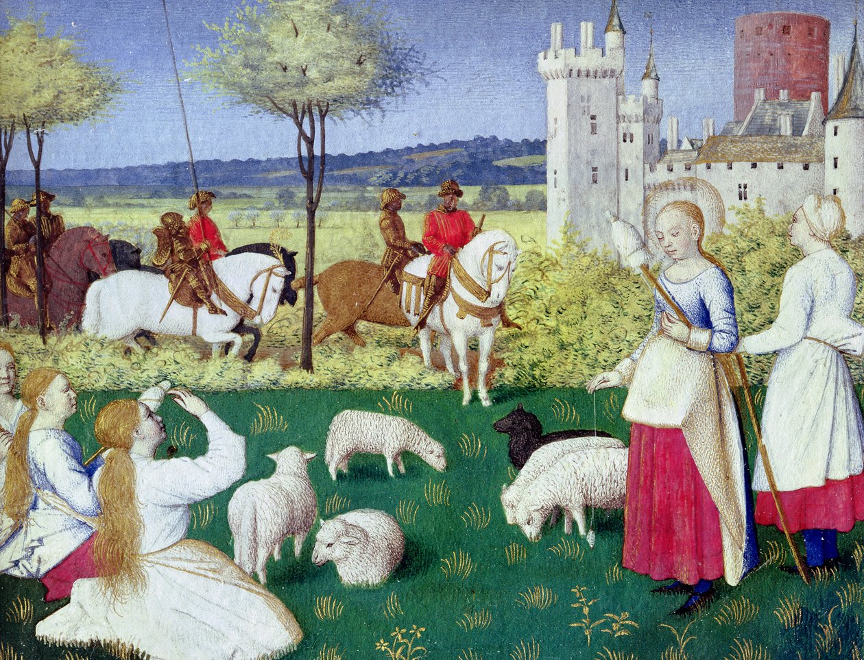 Ms Fr 71 Antiochiai Szent Margit és Olibrius alkotó: Jean Fouquet