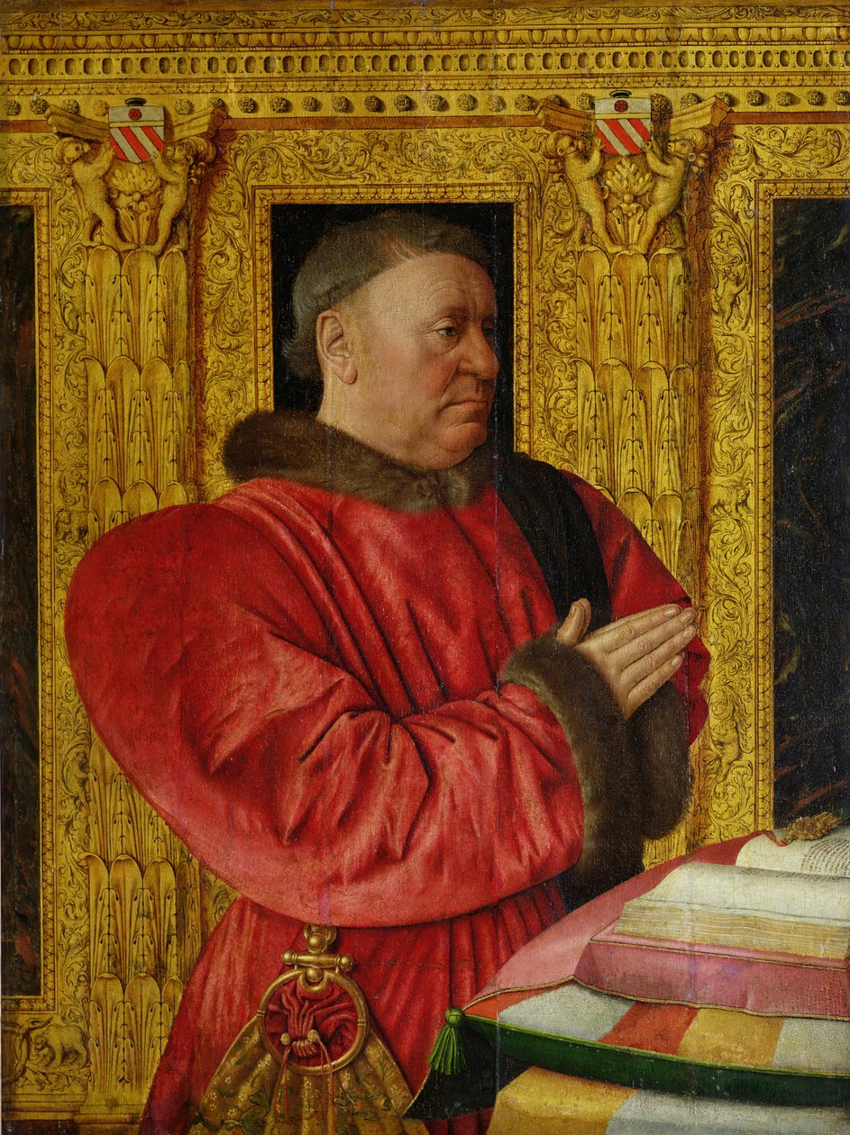Guillaume Jouvenel des Ursins kancellár portréja (megh. 1472) 1460-65 alkotó: Jean Fouquet