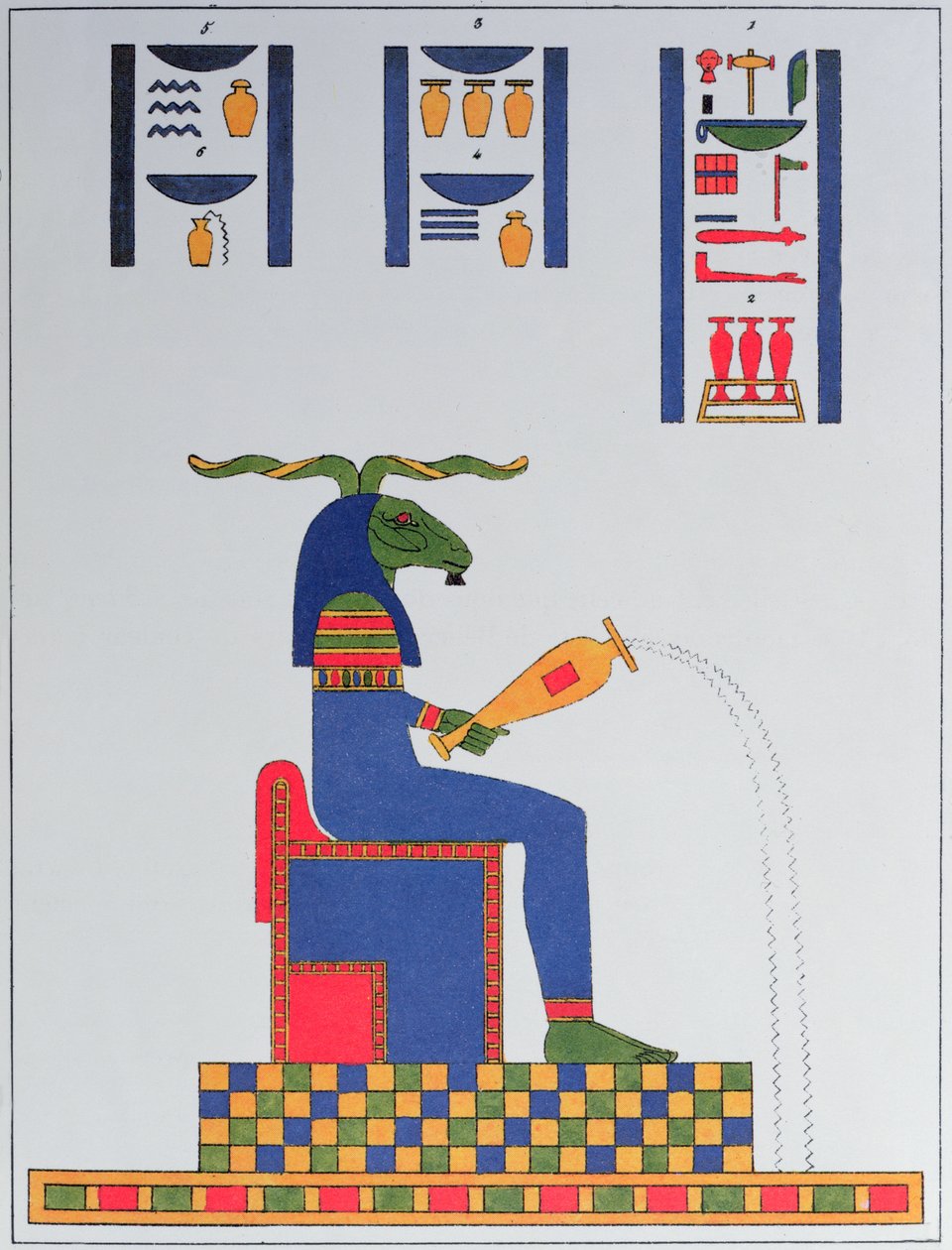 Khnum Isten, 1823 alkotó: Jean Francois Champollion