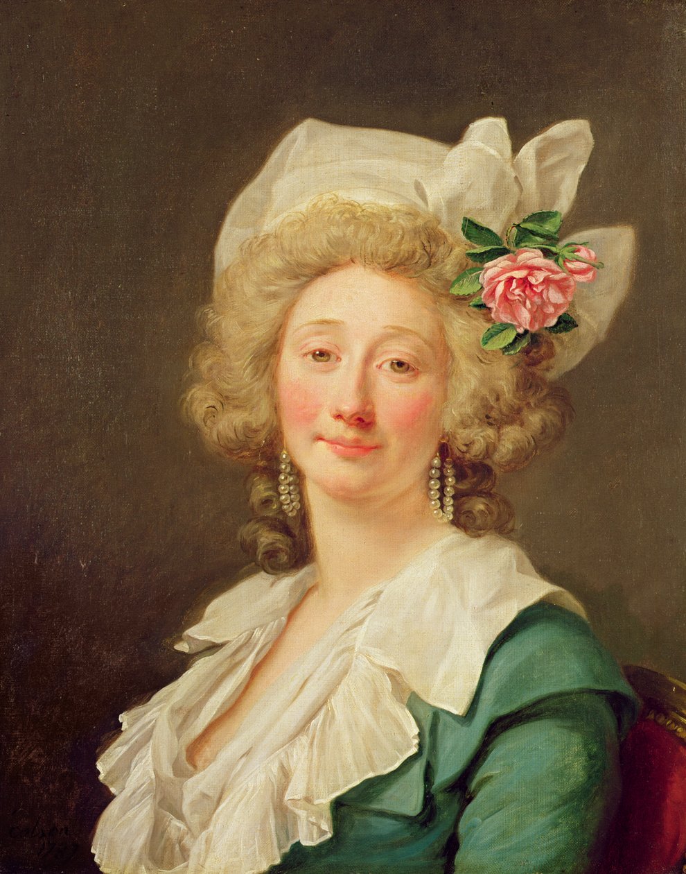 Hölgyportré, 1782 alkotó: Jean Francois Colson