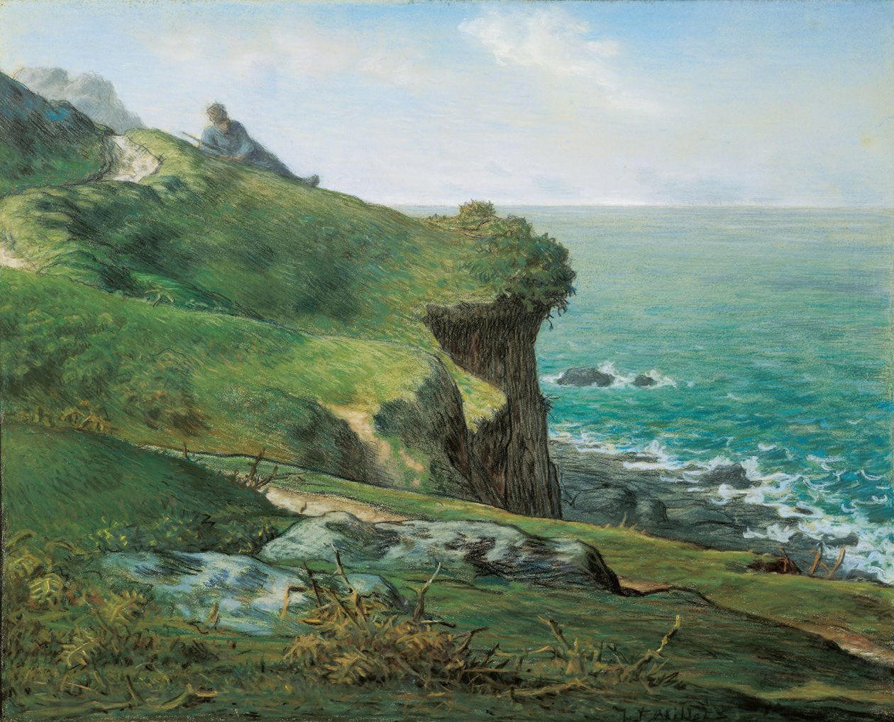 Gréville sziklái alkotó: Jean Francois Millet