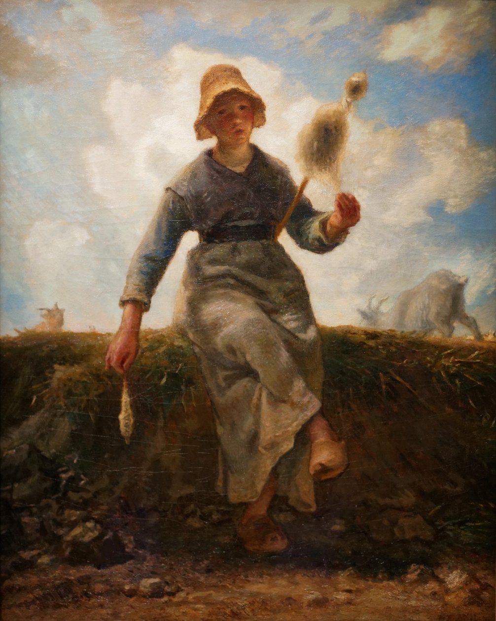A fonó, Auvergne -i kecskebak alkotó: Jean Francois Millet