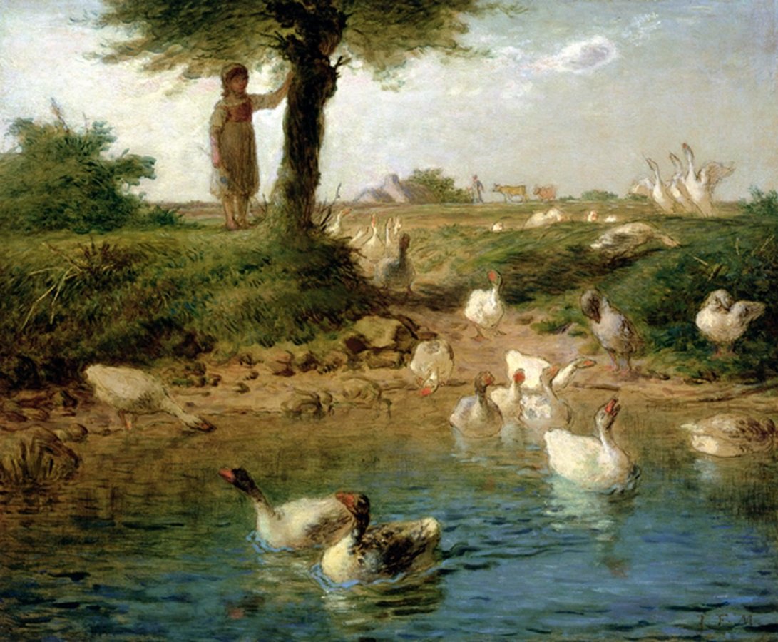 A lúdtartó alkotó: Jean Francois Millet