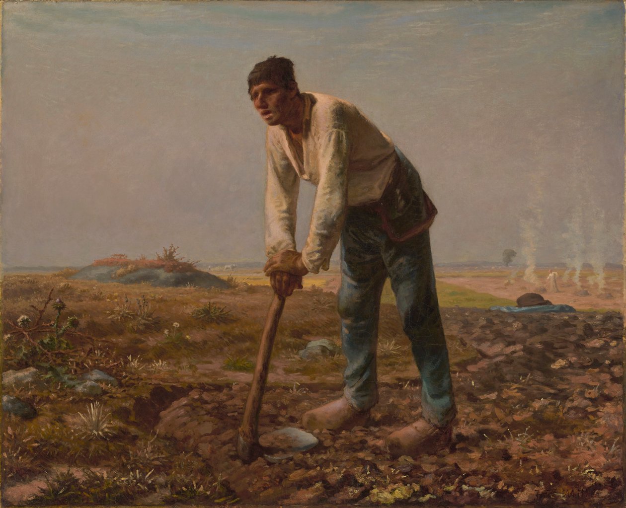 Az ember a kapával
 alkotó: Jean Francois Millet