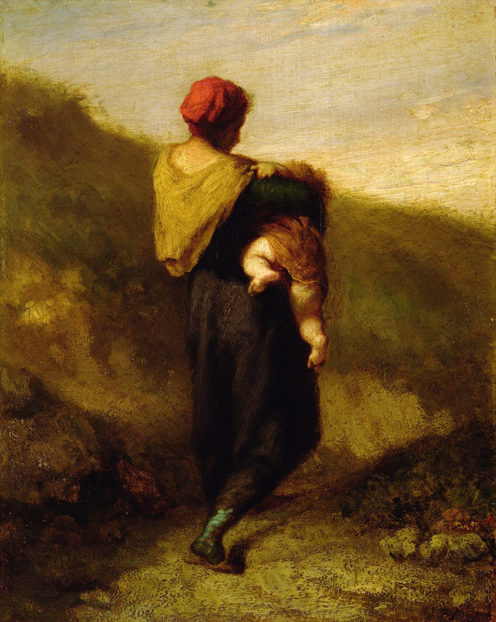 Anya és gyermek alkotó: Jean Francois Millet