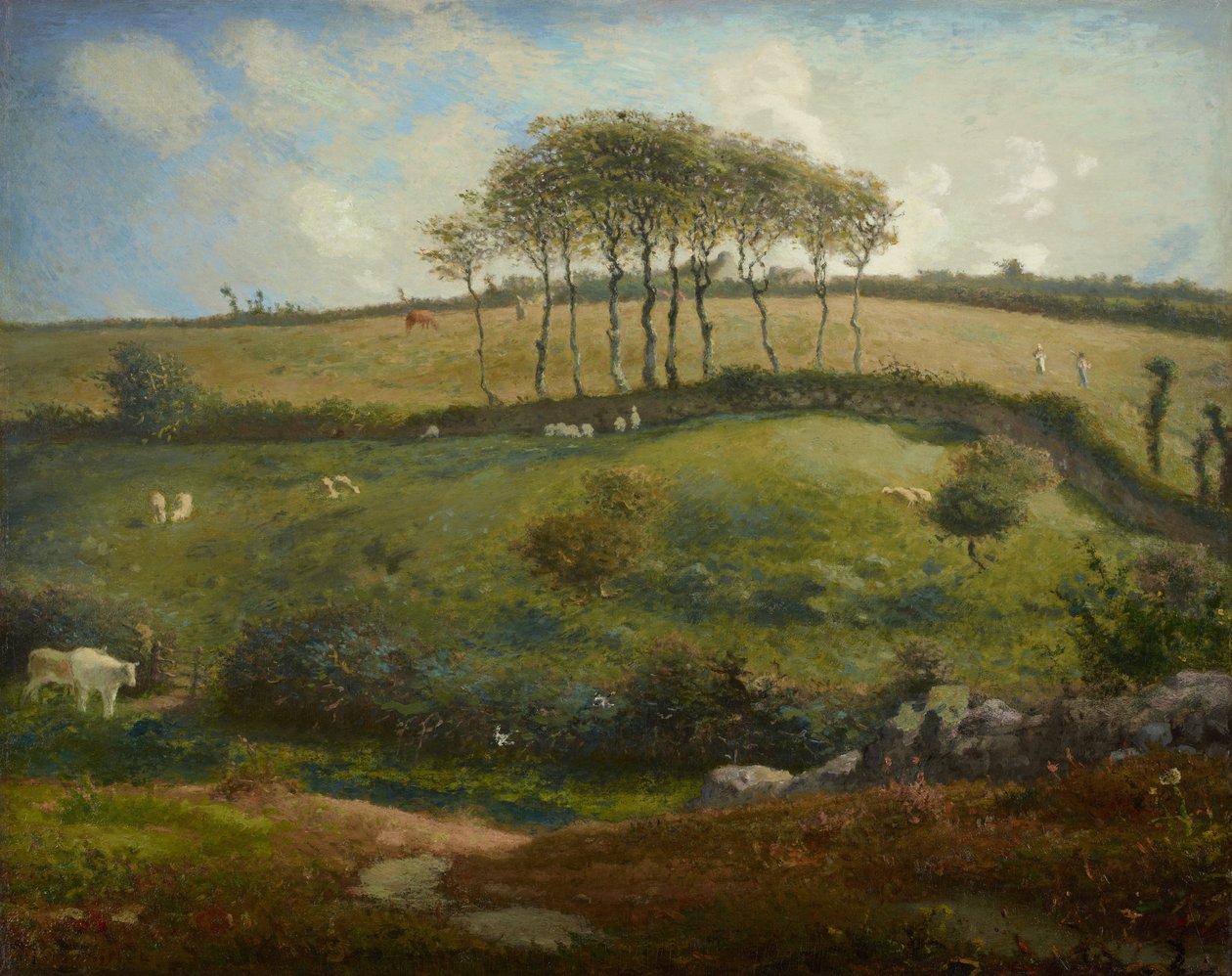 Legelő Cherbourg közelében (Normandia) alkotó: Jean Francois Millet