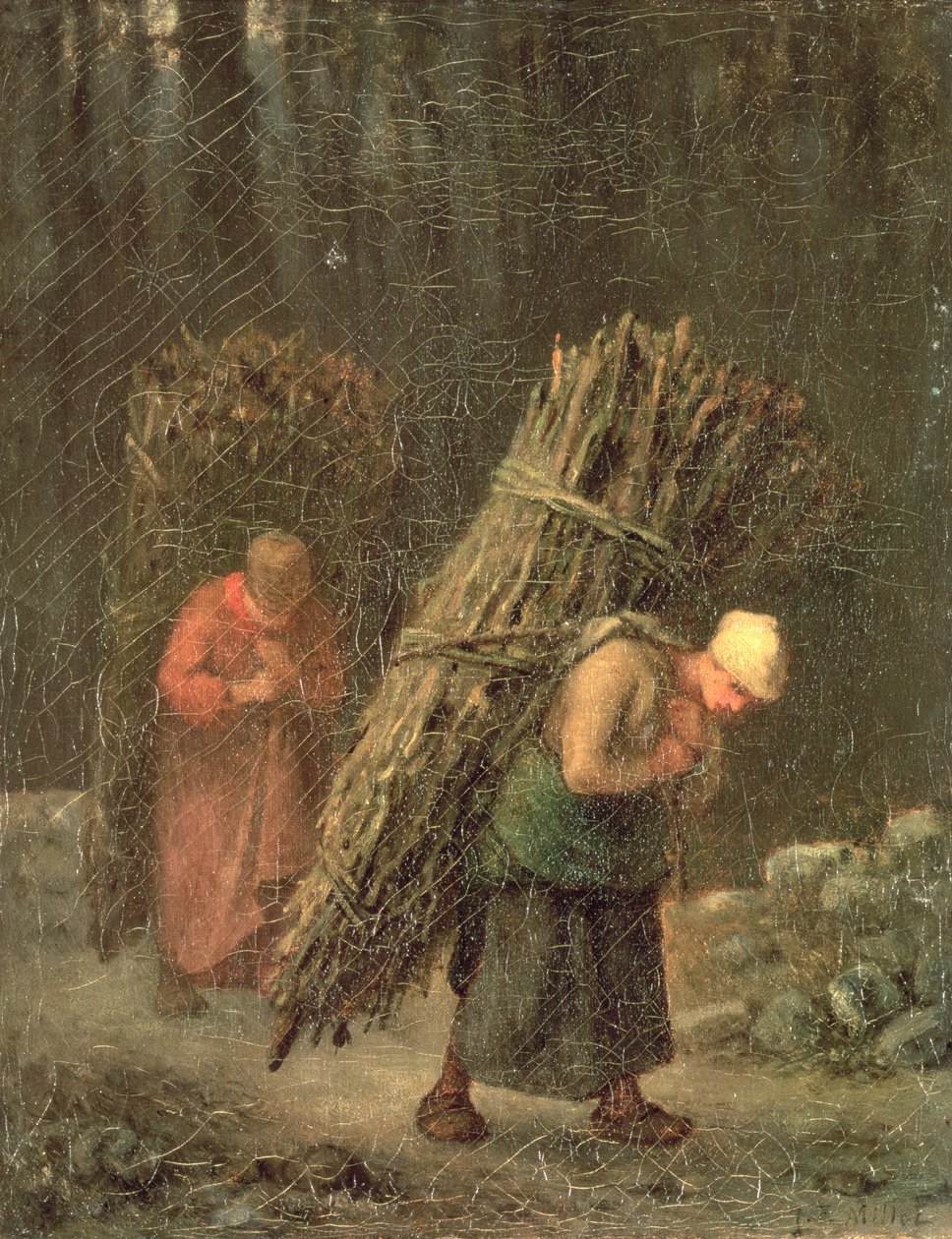 Bozótos parasztasszonyok, 1858 körül alkotó: Jean Francois Millet