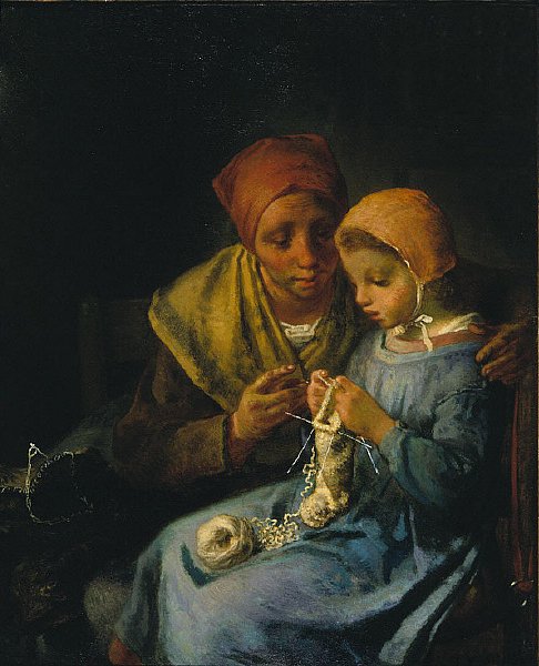 A kötés lecke alkotó: Jean Francois Millet