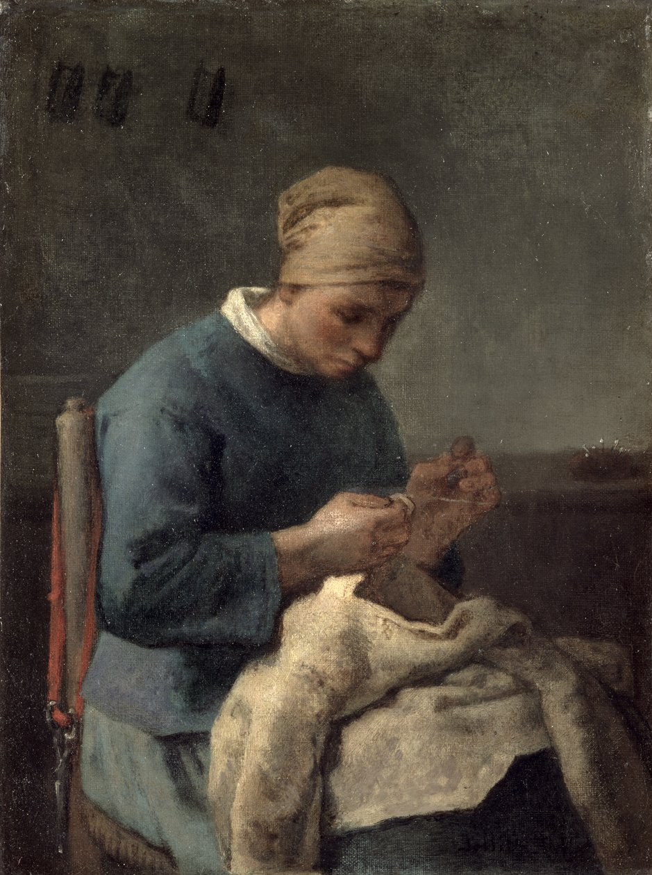 A varrónő alkotó: Jean Francois Millet