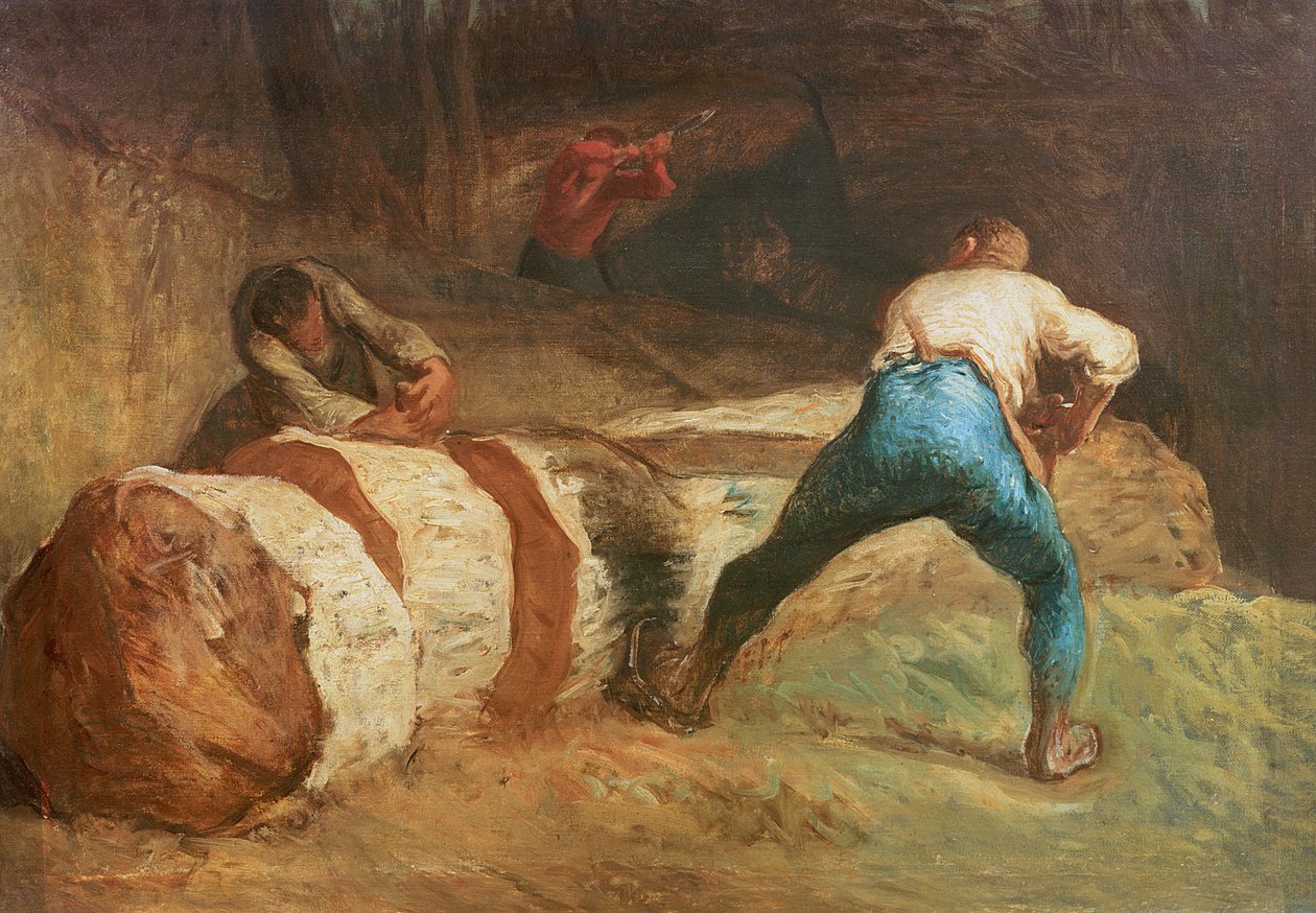 The Wood Sawyers, 1848 alkotó: Jean Francois Millet