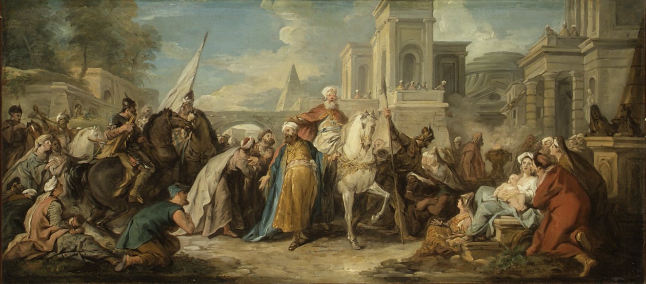 A mordekai diadal alkotó: Jean François de Troy