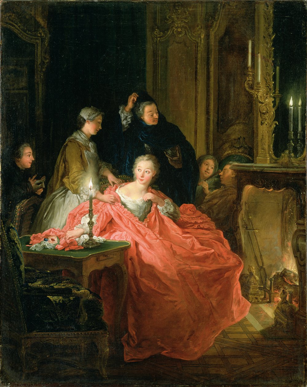 A bál után, 1735 alkotó: Jean François de Troy
