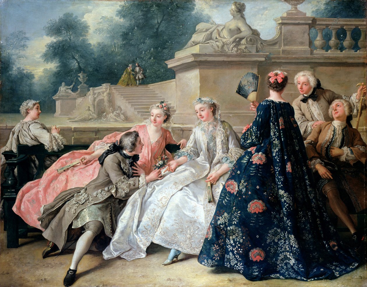 Szerelmi nyilatkozat, 1731 alkotó: Jean François de Troy