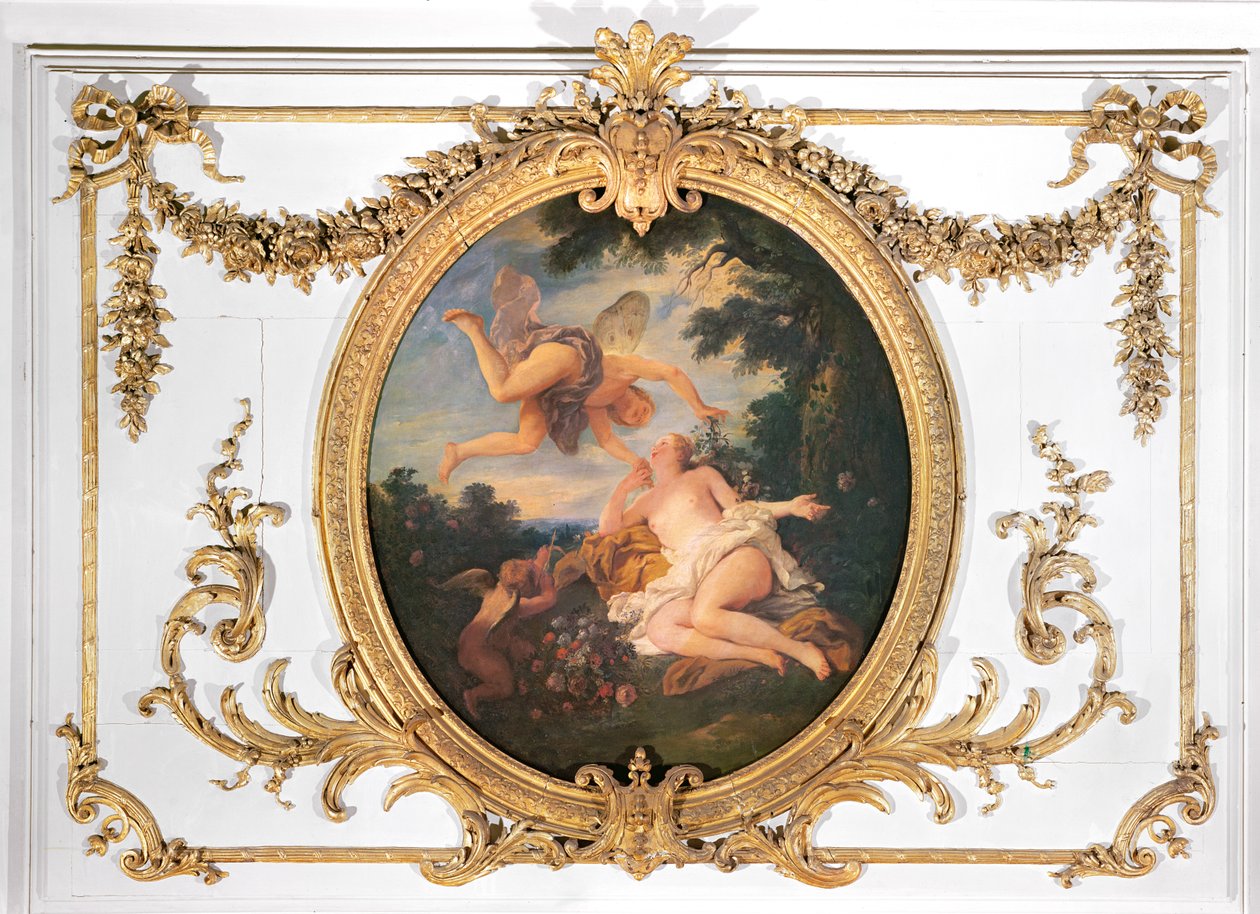 Zephyr és Flora, a Salle de Conseilból alkotó: Jean François de Troy