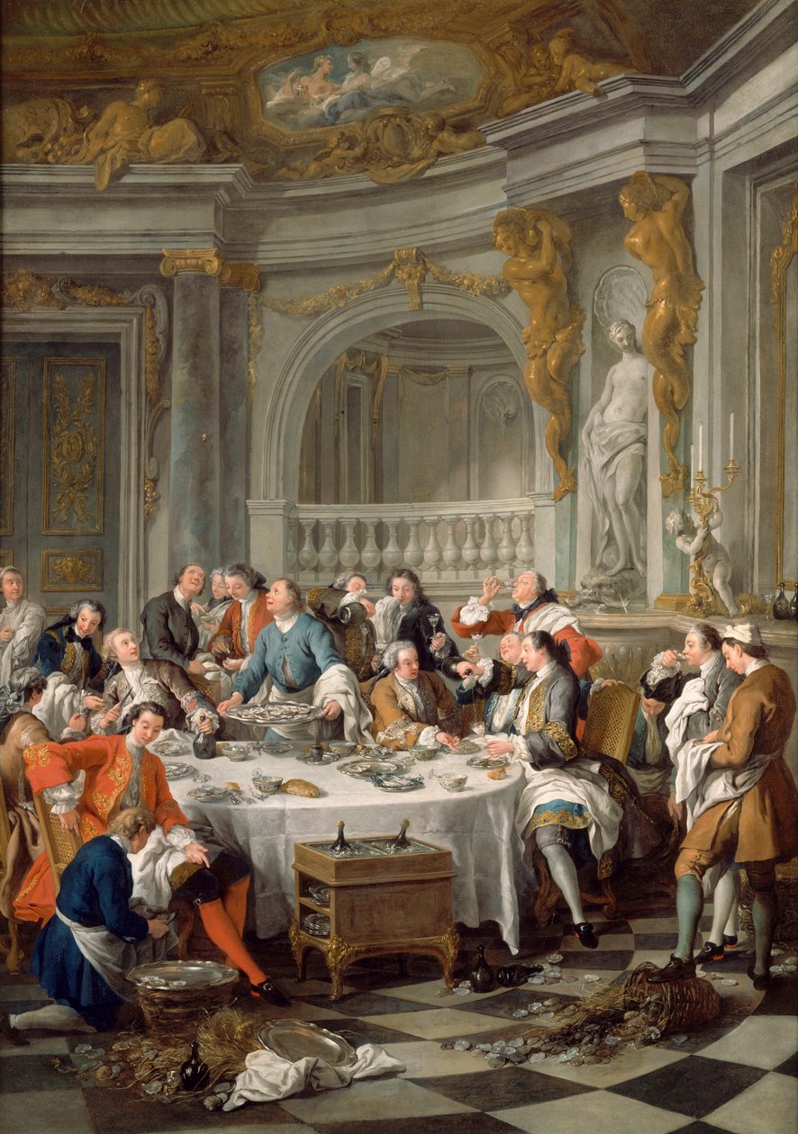 Az osztriga ebéd alkotó: Jean François de Troy