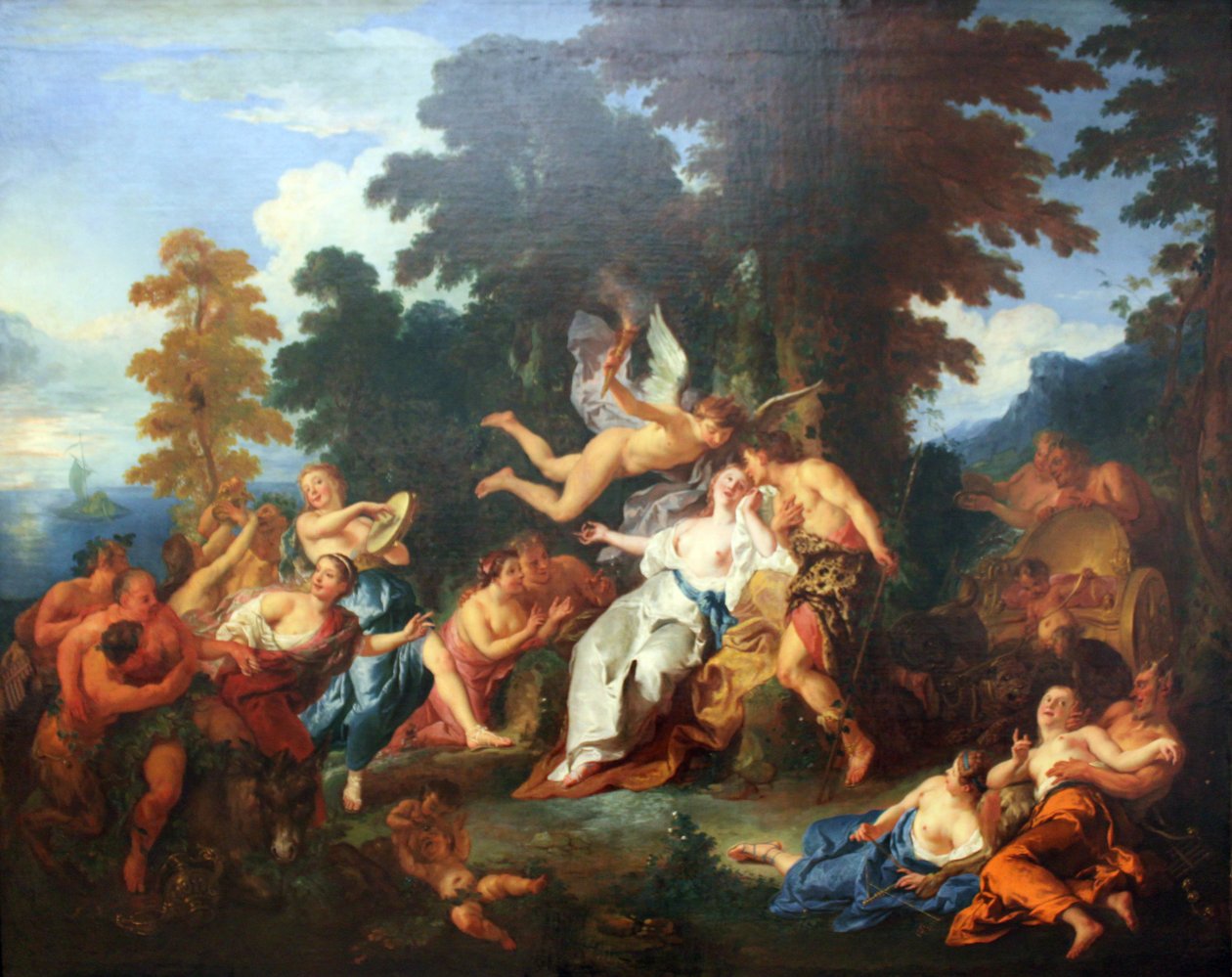 Bacchus és Ariadne alkotó: Jean François de Troy