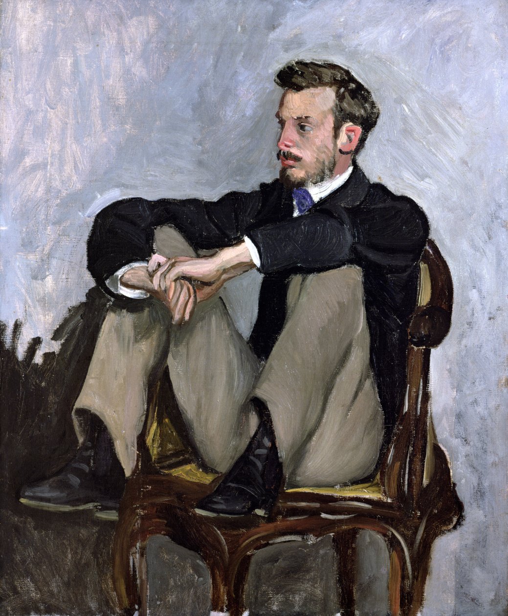 Auguste Renoir (1841-1919) portréja, 1867 alkotó: Jean Frederic Bazille