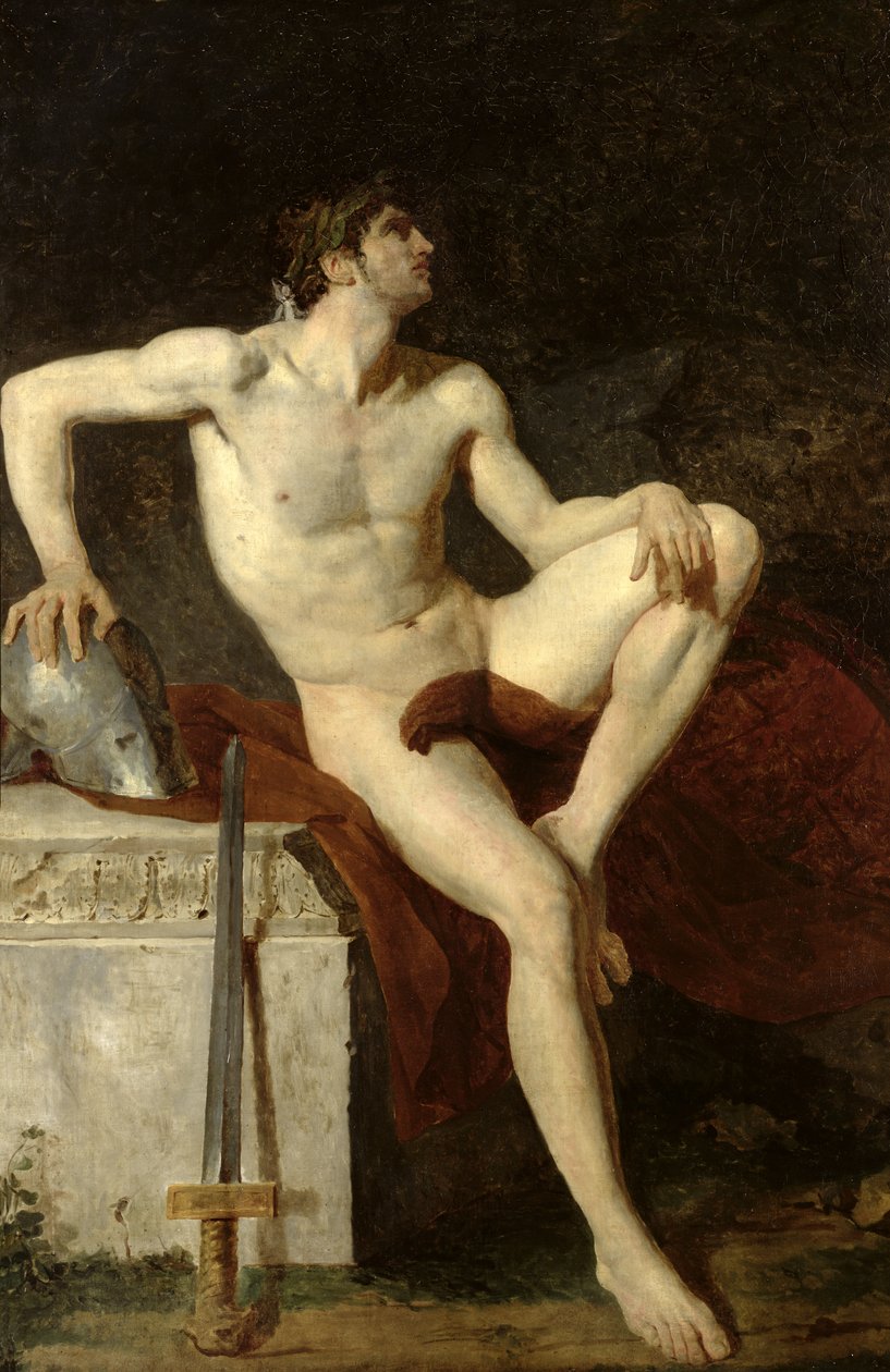 Ülő gladiátor alkotó: Jean Germain Drouais