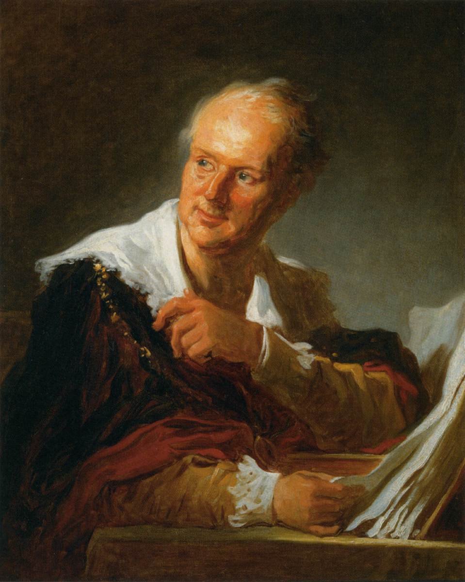 Denis Diderot alkotó: Jean Honore Fragonard