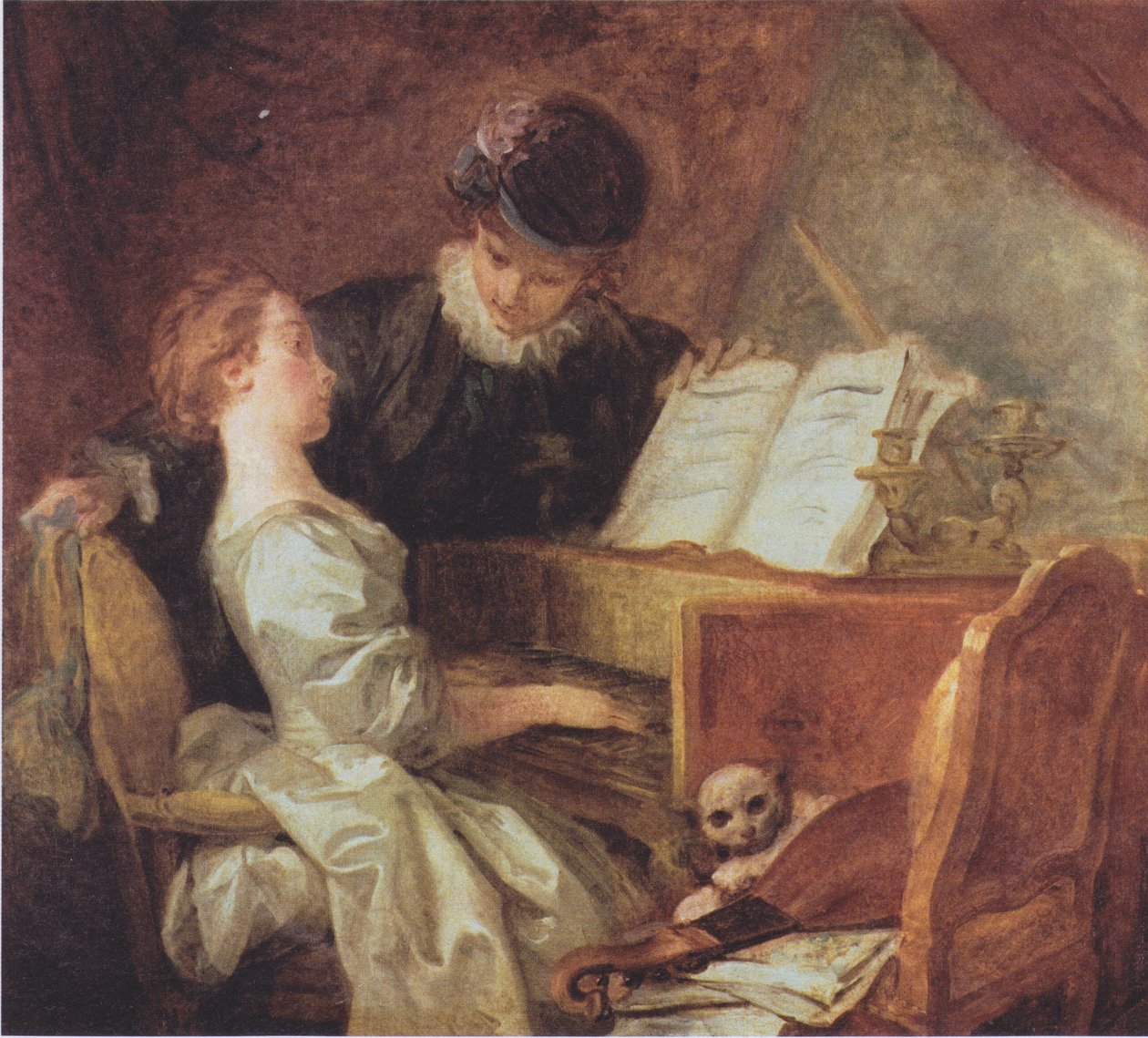 A zenei lecke alkotó: Jean Honore Fragonard