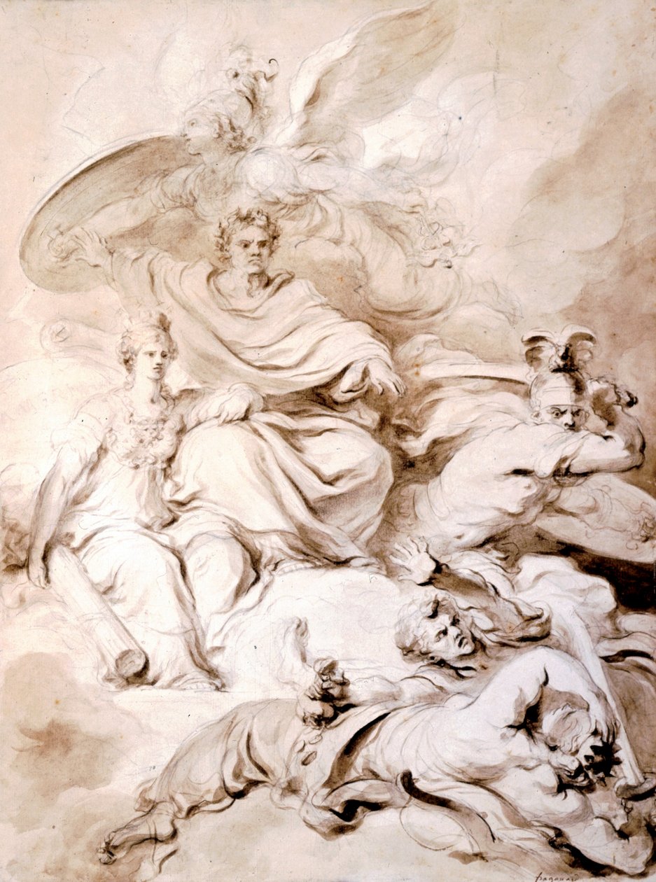 Franklin Géniuszához alkotó: Jean Honore Fragonard