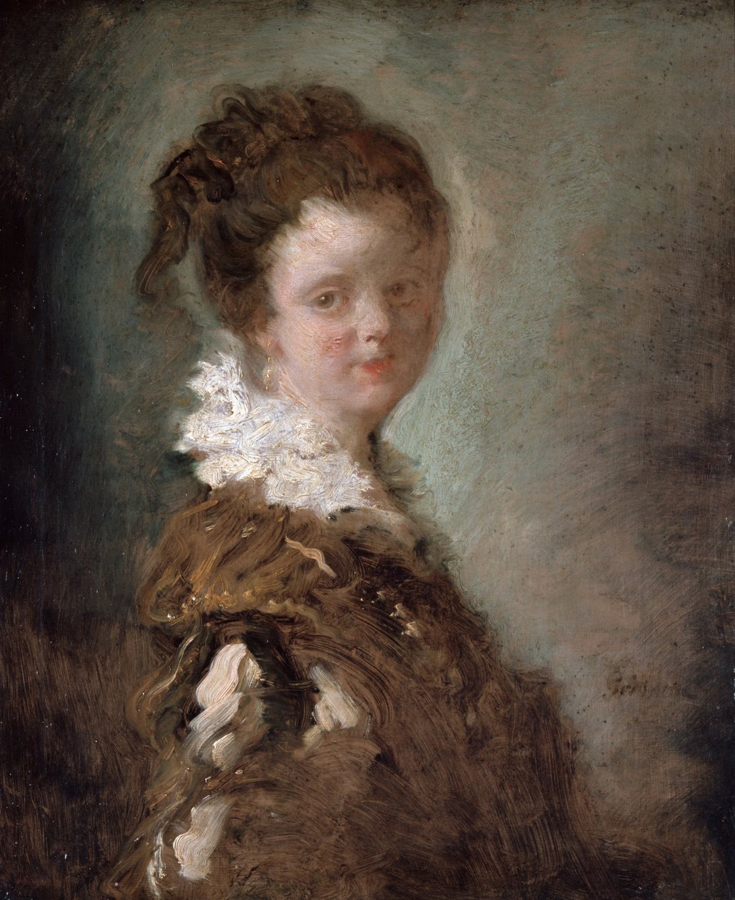 Fiatal nő alkotó: Jean Honore Fragonard