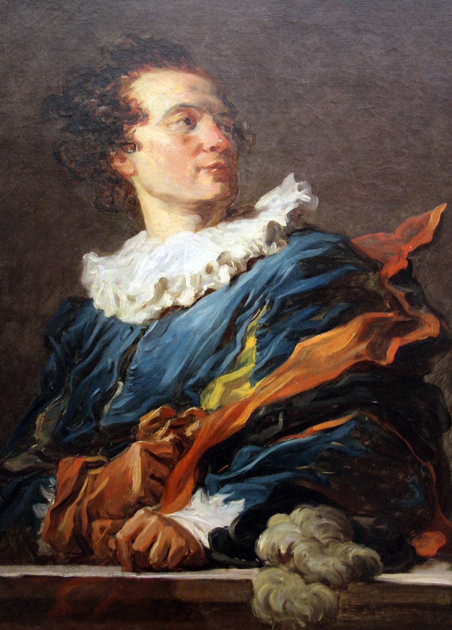 szent apát portréja alkotó: Jean Honore Fragonard