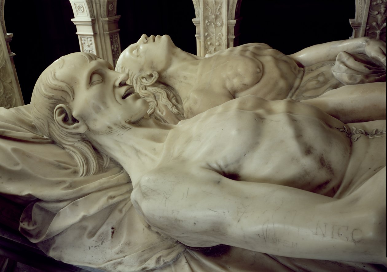 XII. Lajos (1462-1515) és Bretagne-i Anna (1477-1514) képmásai sírjukból, 1516 (márvány) (lásd még: 108522) alkotó: Jean I Juste