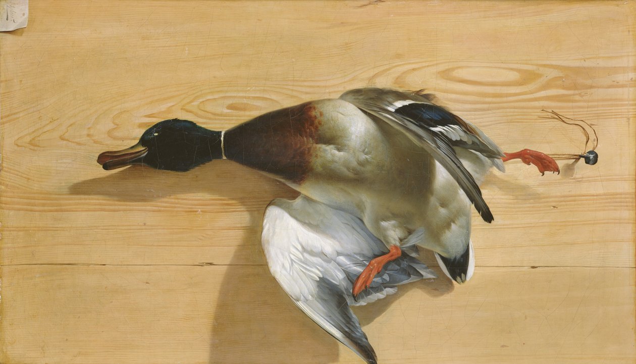 Kacsa fenyődeszkán, 1753 alkotó: Jean Jacques Bachelier
