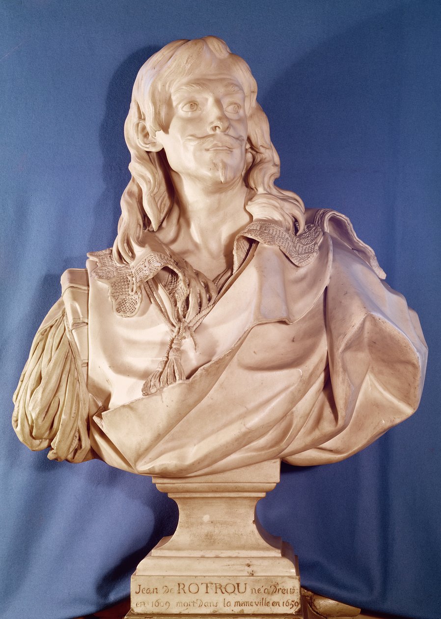 Jean de Rotrou mellszobra (1609-50) 1783 (márvány) alkotó: Jean Jacques Caffieri
