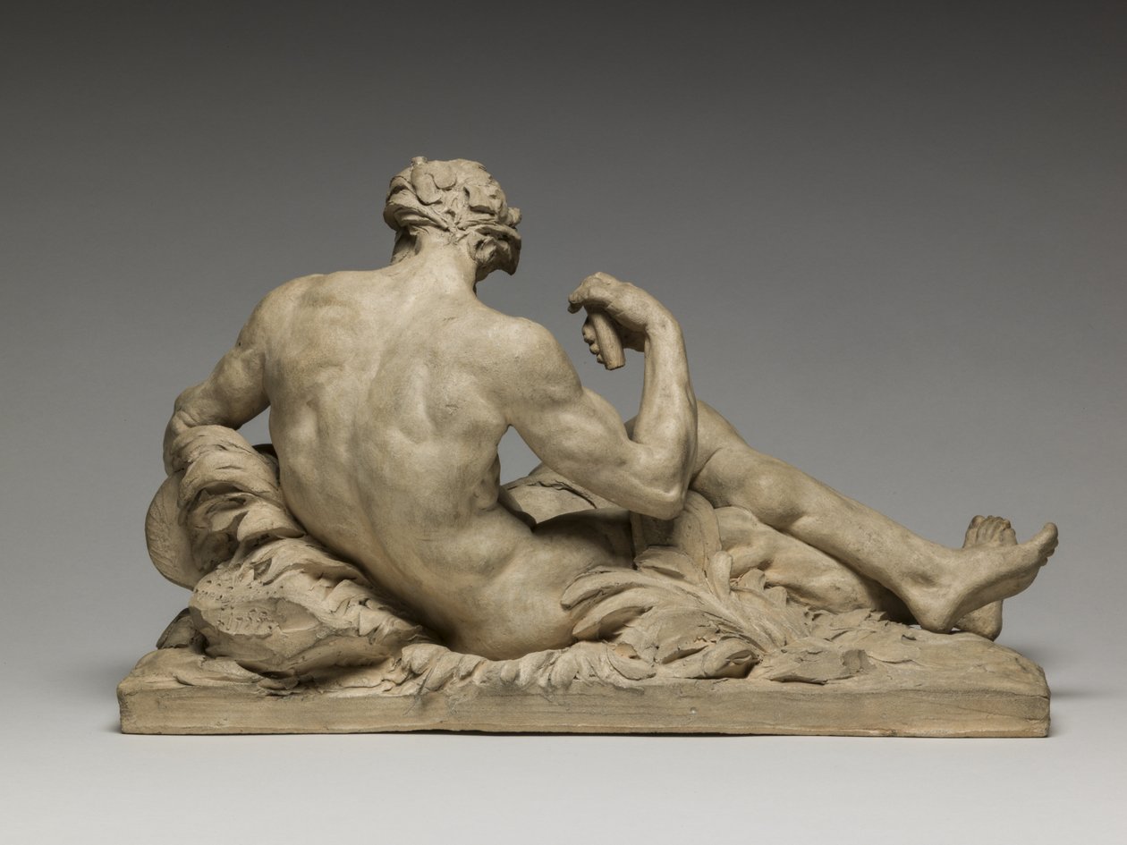 Folyóisten, 1755 (terrakotta) alkotó: Jean Jacques Caffieri