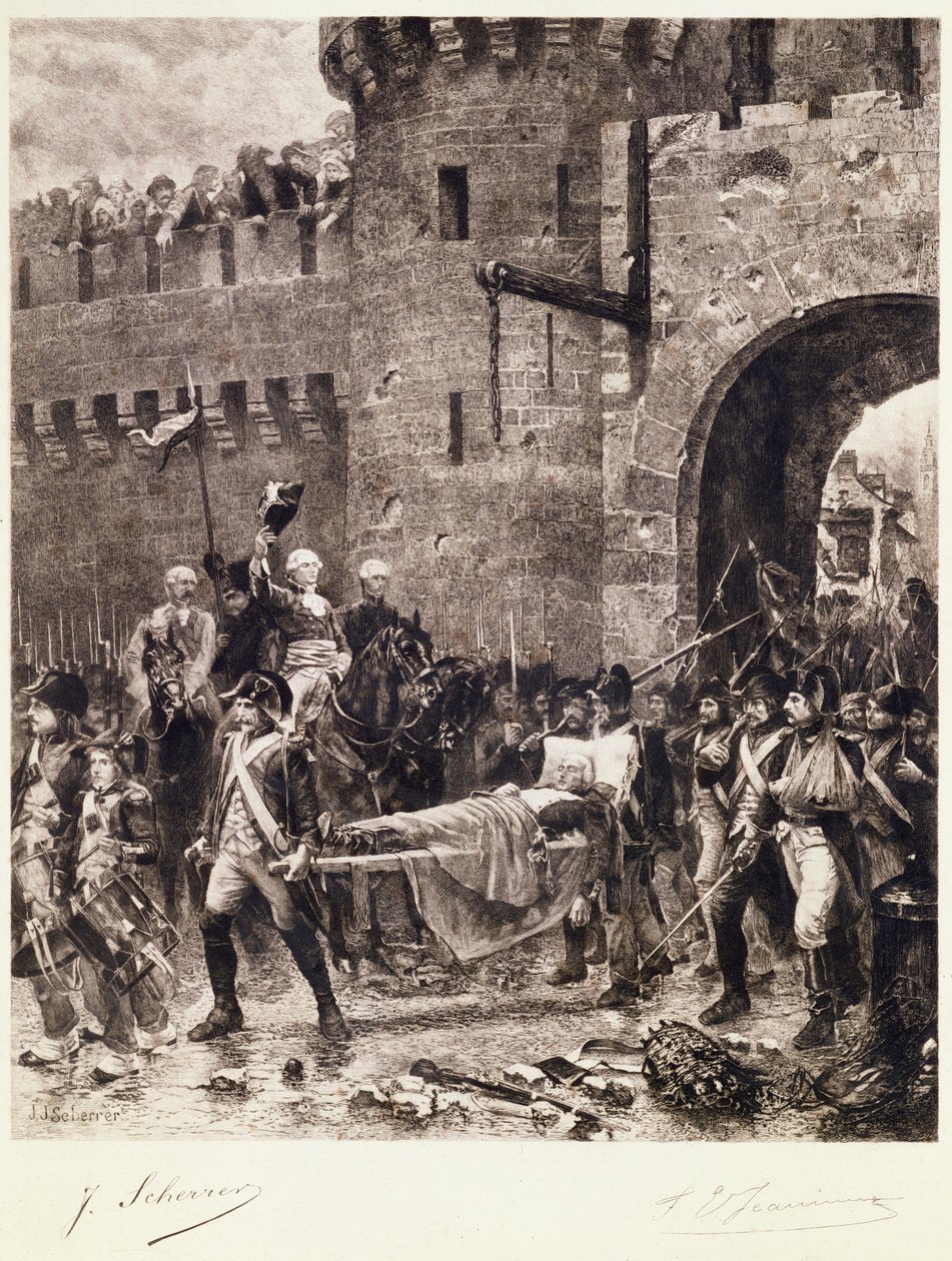 Bonchamps halála 1793-ban alkotó: Jean Jacques Scherrer