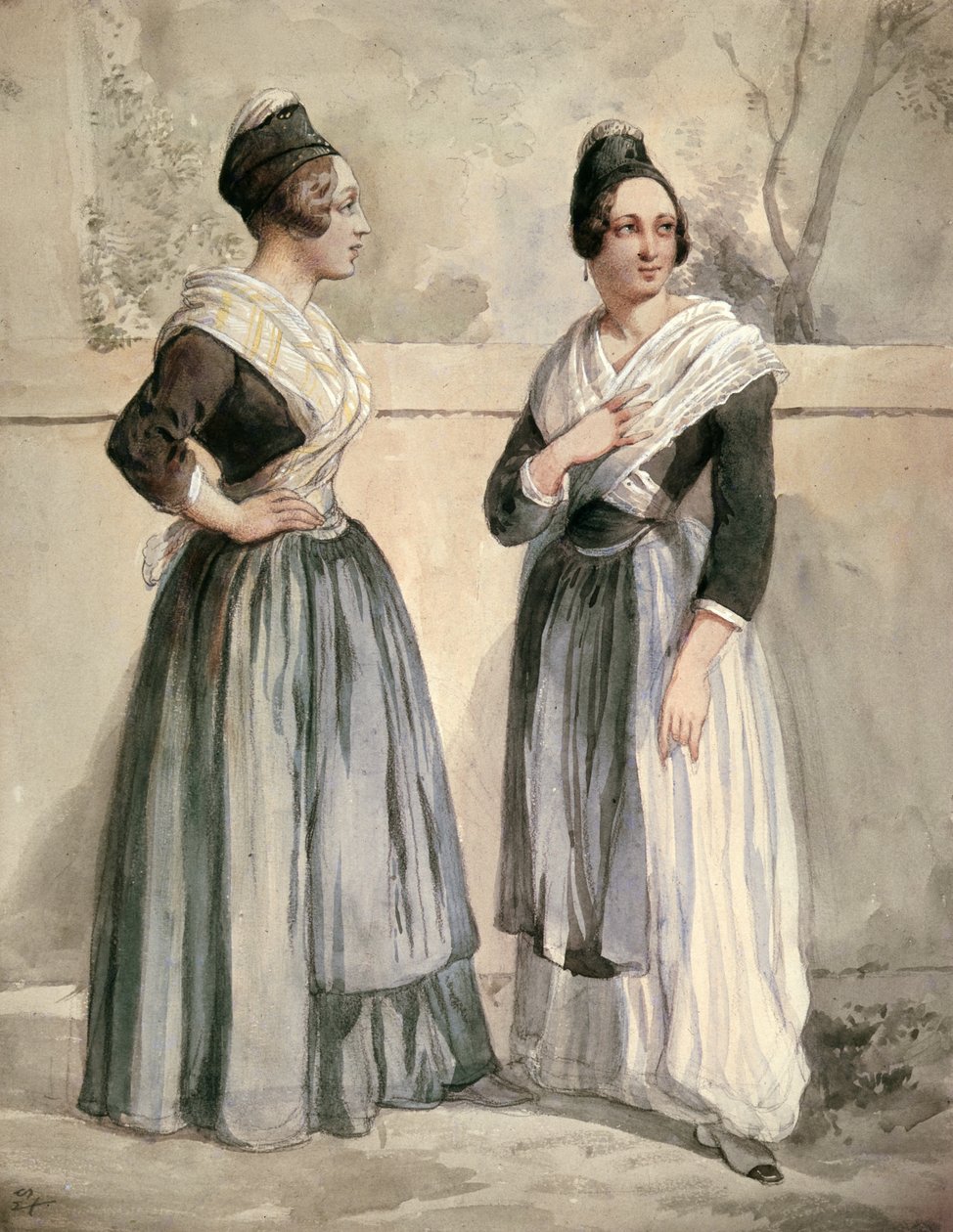Arles lakói Daudet és Bizet idején alkotó: Jean Joseph Bonaventure Laurens