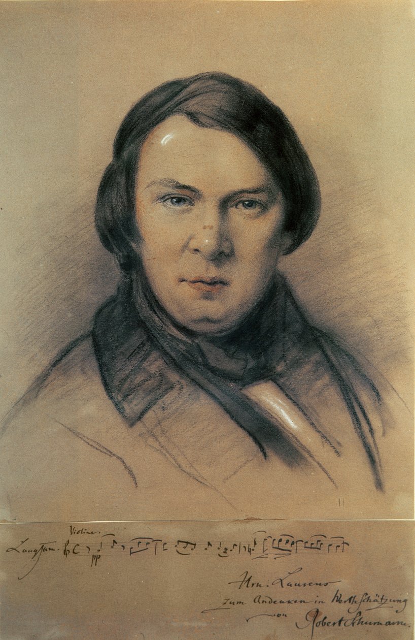 Robert Schumann (1810-56) 1853 alkotó: Jean Joseph Bonaventure Laurens