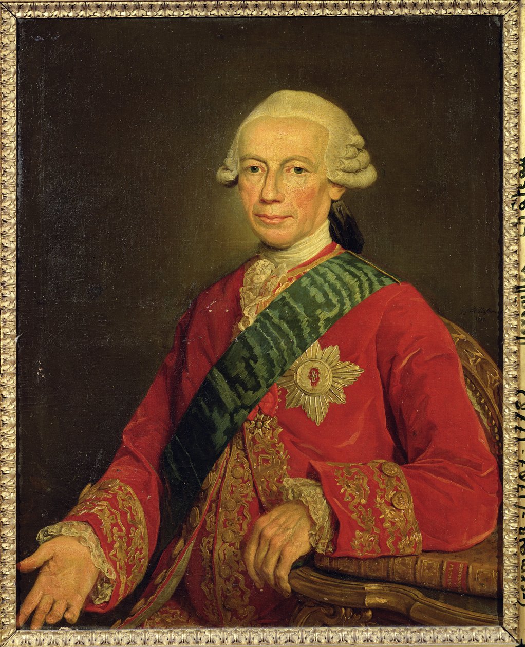Claude-Louis-Robert de Saint-Germain gróf (1707-78) 1777 alkotó: Jean Joseph Taillasson
