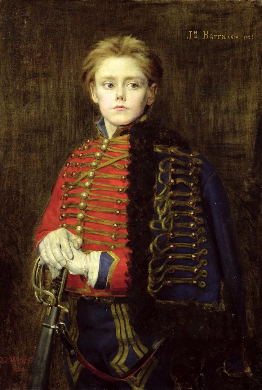 Joseph Bara (1779-93) mint fiatalember alkotó: Jean Joseph Weerts