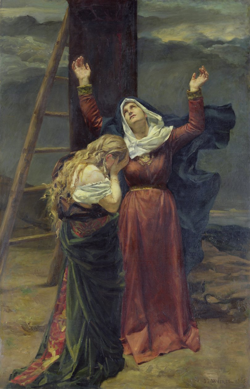 Szűz a kereszt tövében alkotó: Jean Joseph Weerts
